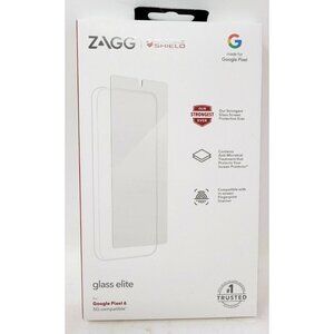 Zagg Glass Elite Screen Protector for Google Pixel 6 5G, Invisible Shield, NEW